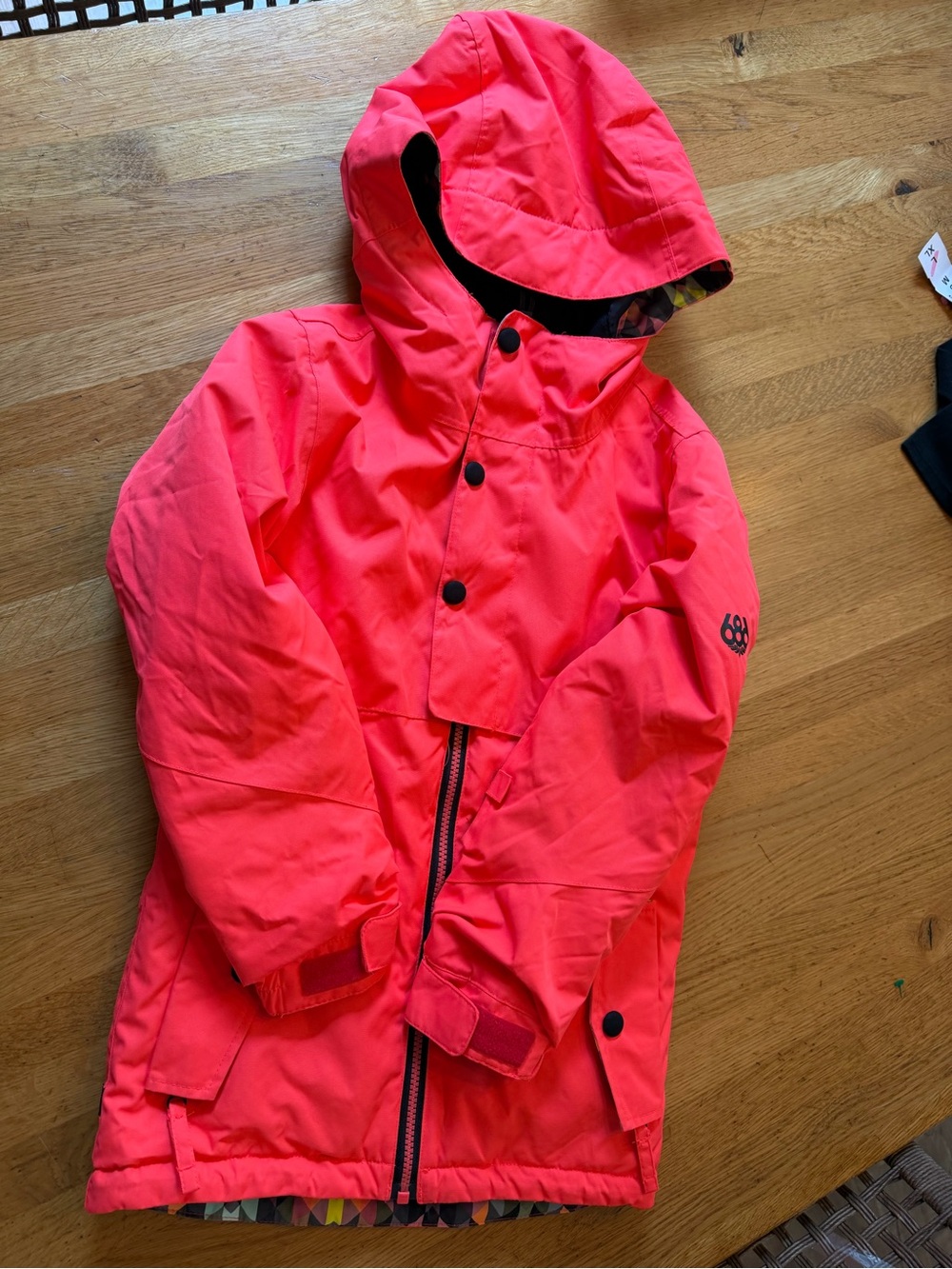 686 Scarlet Insulated Snowboard Ski Jacket Girls Youth Small infiDry 10K